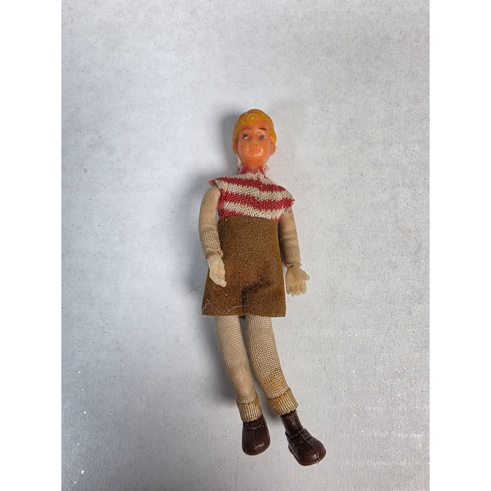 Vintage Miniature Boy Figure Dollhouse Doll